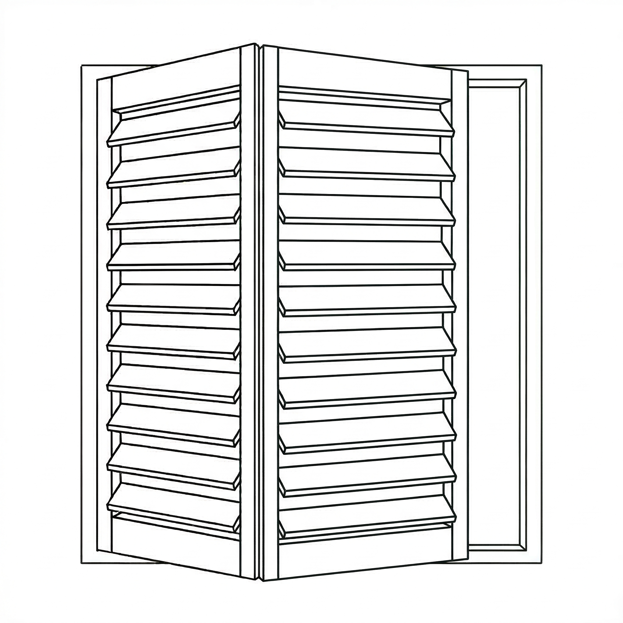 Tracked door shutters